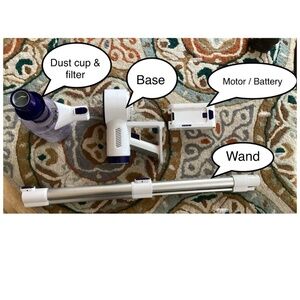 Orfeld Cordless Vacuum Parts for Model H01